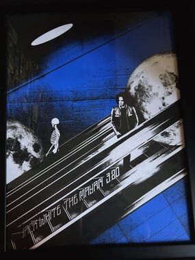 Jack White 2018 Rob Jones limited edition silkscreen Mayan Theater in Los Ang